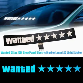 Различные стили JDM Светодиодная наклейка для автомобильного освещения, наклейки для авто/мото автомобилей, наклейка на лобовое стекло, оконные знаки для электромобилей, декоративная наклейка
