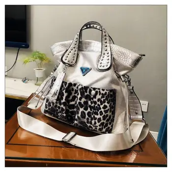 Роскошная дизайнерская сумка, Женская сумка-тоут с верхней ручкой, Модная леопардовая сумка Ita, сумка через плечо, основная сумка-слинг