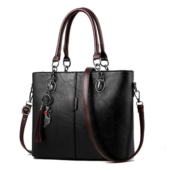 Роскошные сумки, Женские сумки, Дизайнерские Большие сумки через плечо Для женщин 2023, Однотонная сумка через плечо, Кожаная сумка sac bolsa feminina