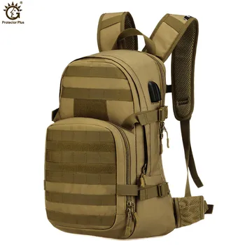 Рюкзак для зарядки через USB объемом 25 Л, Водонепроницаемый Военный рюкзак Molle, Армейская сумка, Мужские Рюкзаки, Рюкзак для похода, Дорожные рюкзаки