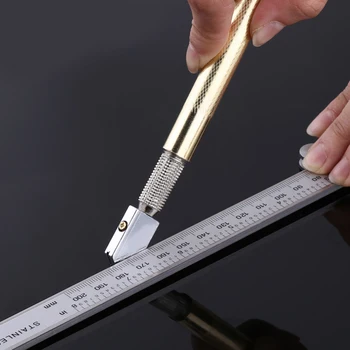 Сверхмощный стеклорез из маслонаполненного сплава, нож для резки зеркала DIY, инструменты для рукоделия