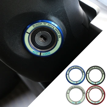 Светящееся кольцо для ключей зажигания Наклейка на крышку выключателя для Subaru XV Forester для KIA RIO Solaris Sportage Soul Forte K3 5 Sorento Ix35