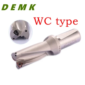 Серия WC вставное долото U-образное сверло 2D 3D 4D 5D 14 мм-50 мм быстрое для каждого набора сверл серии WCMX WCMT для механического токарного станка с ЧПУ