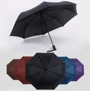 Сильный Ветроустойчивый Складной Автоматический Зонт от дождя Для женщин, Роскошные Авто Ветрозащитные Большие зонты, зонт от дождя, автомобильные путешествия