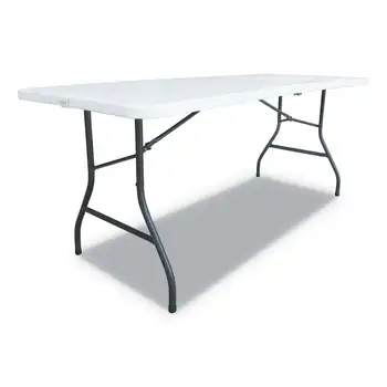 Складной стол из смолы на 6 футов, белый сверхлегкий складной стол для пеших прогулок, скалолазания и пикника