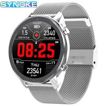 Смарт-часы, спортивный шагомер, пульсометр, мониторинг артериального давления, Отслеживание калорий, Bluetooth-совместимые женские Мужские смарт-часы