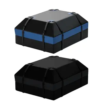 Сумка на крышу автомобиля 600D Car Rooftop Cargo Carrier Bag Водонепроницаемая Сумка на Крышу 15 CF Для Всех Автомобилей С/Без Стойки