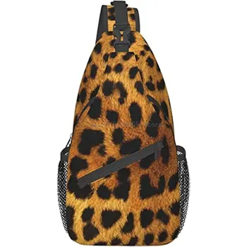 Сумка-слинг с леопардовым принтом гепарда, рюкзак через плечо, походный рюкзак для путешествий, нагрудная сумка, сумка через плечо для женщин и мужчин