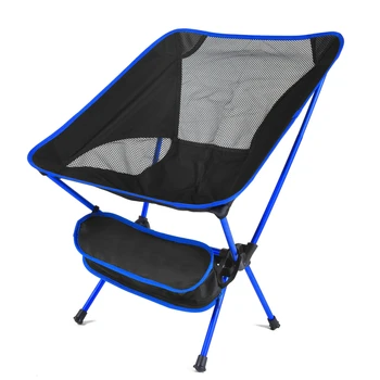 Съемный портативный складной стул Moon для кемпинга, уличные стулья, стул для пляжной рыбалки, сверхлегкая садовая походная мебель для пикника