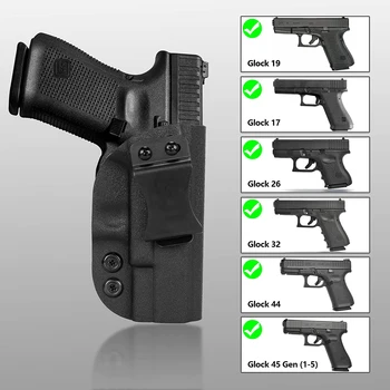 Тактическая Кобура Скрытый Чехол Для Переноски IWB Слева И Справа Универсальная сумка для Оружия Подходит для Пистолетов Glock 19 Кобура IWB G19 Аксессуары