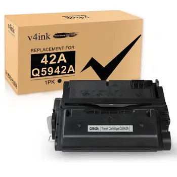Тонер-картридж V4INK 1PK Q5942A для HP 42A LaserJet 4200 4240 4250 4300 4350