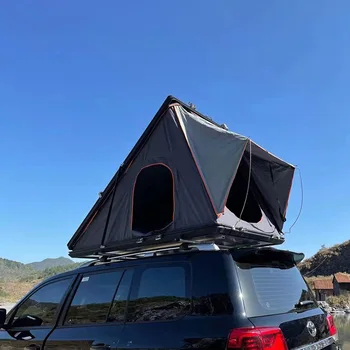 Треугольная складная крыша палатки для путешествий на открытом воздухе, автомобильная палатка для внедорожников, гидравлическая автоматическая автомобильная палатка из алюминиевого сплава