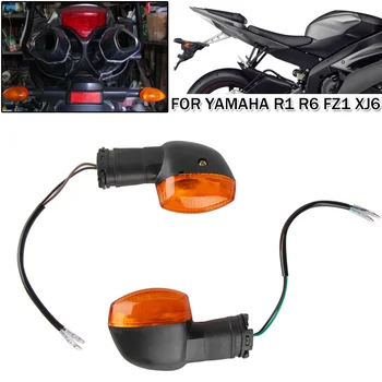 Указатель поворота мотоцикла Для Yamaha FZ-6N FZ-6R Передняя Задняя Контрольная Лампа Для YZF R1 R3 R6 R15 R25 R125 YBR 125 250 XJR1300