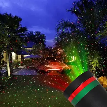 Уличный Водонепроницаемый светодиодный светильник для сцены, Садовое дерево, Движущийся Лазерный проектор, Рождественская вечеринка, Эффект украшения дома, Лампа