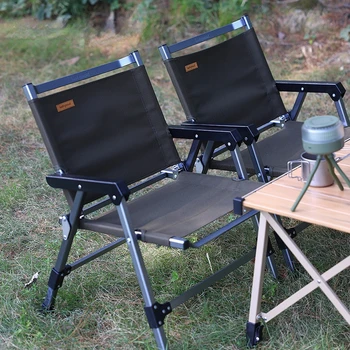 Уличный складной стул из дерева, стул из бука, стул для рыбалки, Портативный Складной стул для пикника в кемпинге