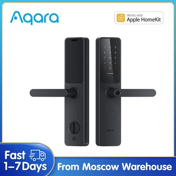 Умный Дверной замок Aqara A100 Pro Zigbee Bluetooth 5.0 Apple Homekey Разблокировка Отпечатков пальцев Разблокировка Работает с Homekit Aqara Home