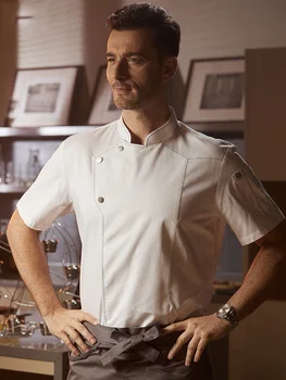 Униформа повара, костюм шеф-повара отеля для мужчин, униформа для работы в ресторане для женщин, рубашка шеф-повара пекарни, куртка официанта кафе
