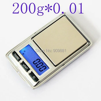 цифровые карманные весы 200 г/0,01 г с ЖК-дисплеем, мини-электронные весы, Портативные Весы Gram Libra, Высокоточные ювелирные весы