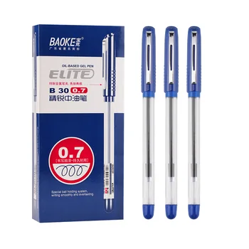 Шариковая ручка BAOKE B30 0,7 мм на масляной основе 12 шт.
