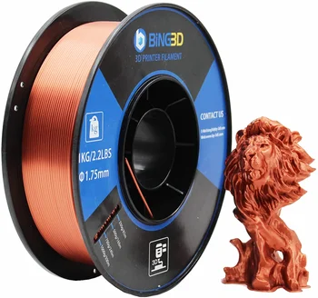 Шелковая нить PLA для 3D-принтера, 1,75 мм, допуск: ± 0,03 мм, 1 кг (2,2 фунта) на катушку, многоцветная