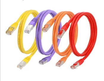 шесть сетевых кабелей, домашняя сверхтонкая высокоскоростная сеть cat6, гигабитная широкополосная компьютерная маршрутизация, 5G, соединительная перемычка R733