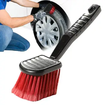 Щетка для чистки колес с мягкой щетиной, щетка для мытья шин с длинной ручкой, Автомобильная щетка для шин, щетки для чистки колес для грузовиков