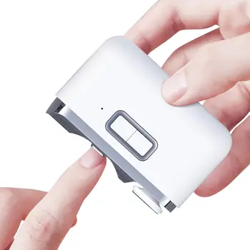 Электрическая Машинка Для Стрижки ногтей, с пилочкой для ногтей и хранилищем обрезков ногтей USB Перезаряжаемый Безопасный Триммер для ногтей 2 в 1 Инструмент для маникюра