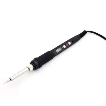 Электрическая паяльная ручка мощностью 60 Вт, цифровой дисплей, электрический паяльник, постоянная температура, регулируемый температурный электрический утюг