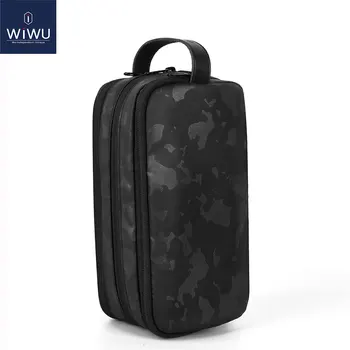 Электронная сумка для хранения WIWU, Портативная Дизайнерская Дорожная Сумка для переноски кабелей мобильного телефона, зарядного устройства, сумки для хранения гаджетов